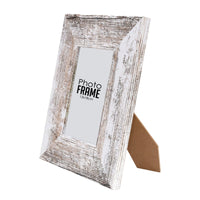 Photo Frame - 13x18cm - White  Stressed (FRAME ONLY)