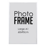 Photo Frame - Large A1  60x90cm- STD  -  Black/White/ Wood (FRAME ONLY)