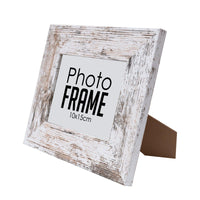 Photo Frame  10x15cm -  White  Stressed (FRAME ONLY)