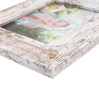 Photo Frame  with your  picture!-  10x15cm -  White  Stressed