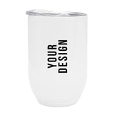 Personalised  Double wall Stainless Steel Gin Tumbler (White)