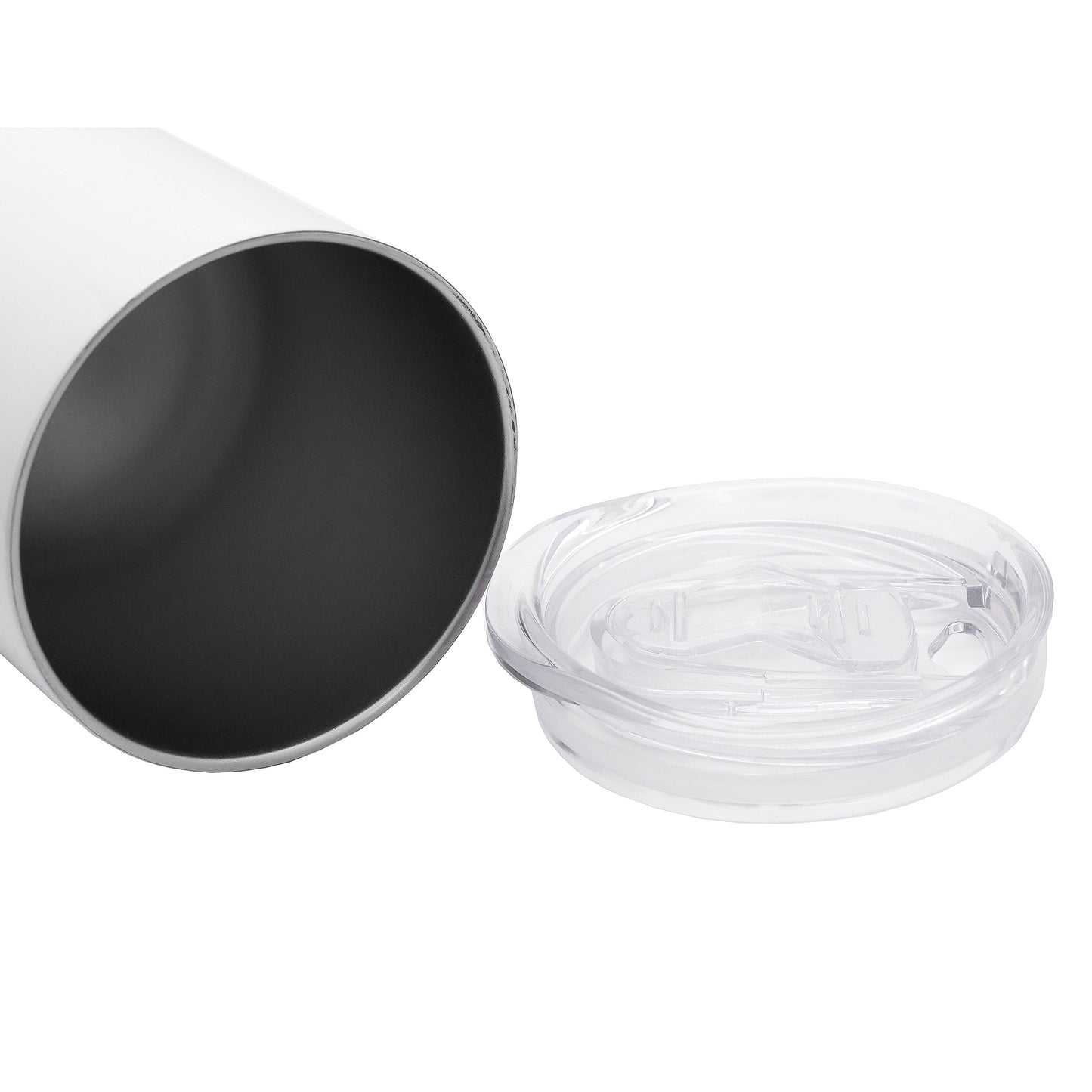 Personalised  Double wall Stainless Steel Gin Tumbler (White)