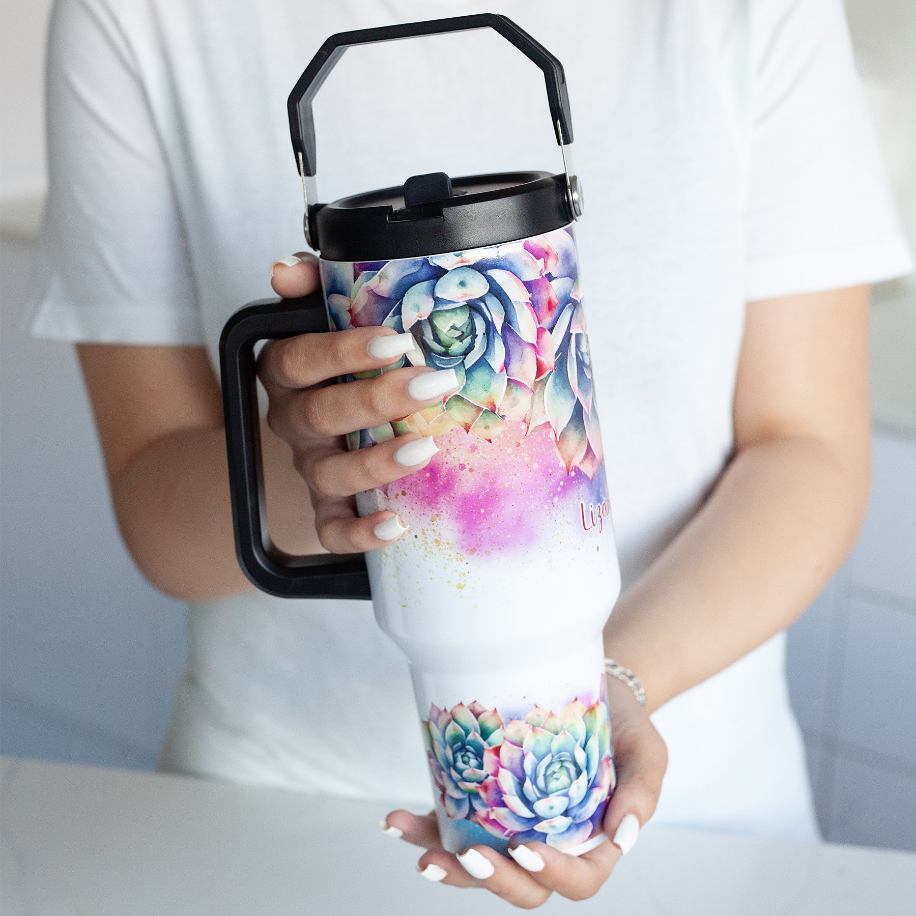 Personalised Double Wall Stainless Steel 40oz Big Jack Tumbler
