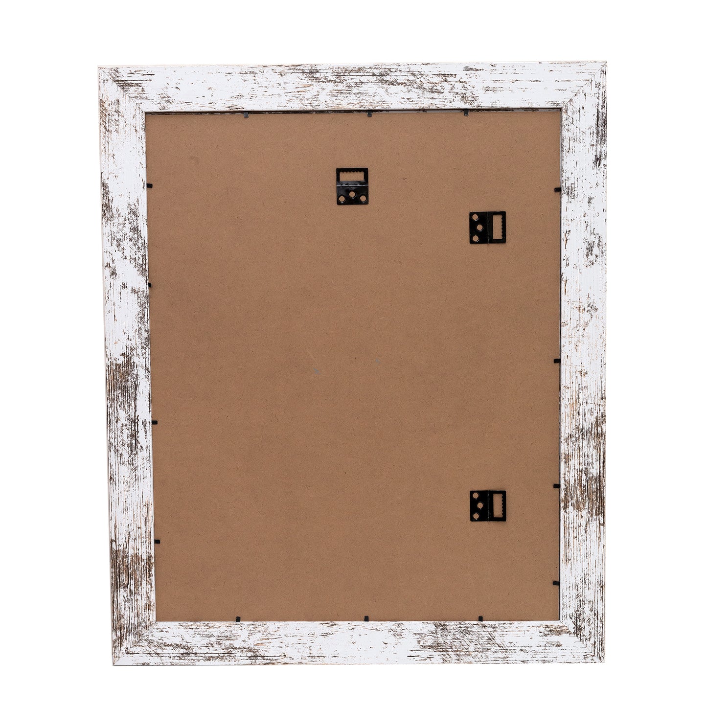 Photo Frame with 6  pictures! - Collage - 49X59cm -  White  Stressed
