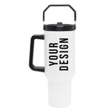 Personalised Double Wall Stainless Steel 40oz Big Jack Tumbler White