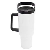 Personalised Double Wall Stainless Steel 40oz Big Jack Tumbler White