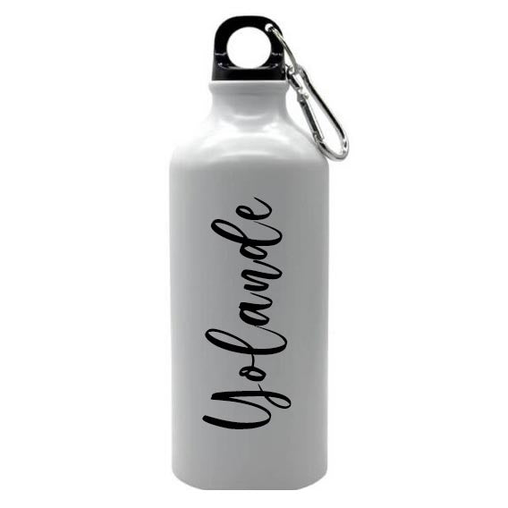 Personalised  Aluminium 600ml Magic Water Bottle (Pink)