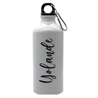 Personalised  Aluminium 600ml Magic Water Bottle (Pink)