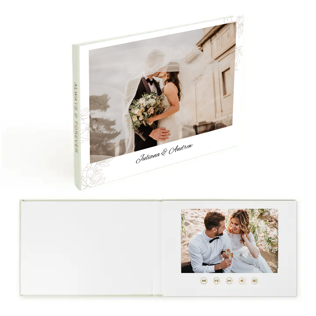 NEW: Personalised Video Book - Perfect for Wedding Videos!