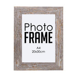 Photo Frame - A4 20x30cm- Wood  Stressed (FRAME ONLY)