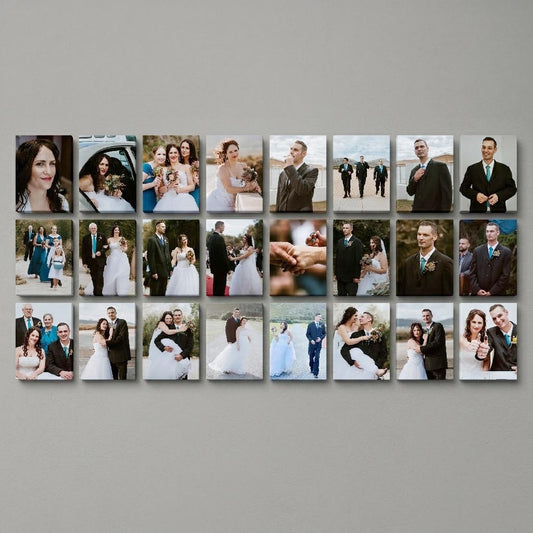 24 (ready-to-hang) x A4 size Canvas Prints!