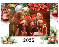 Magnetic Photo Frames for Fridge- Christmas theme 2 (Pack of 4)