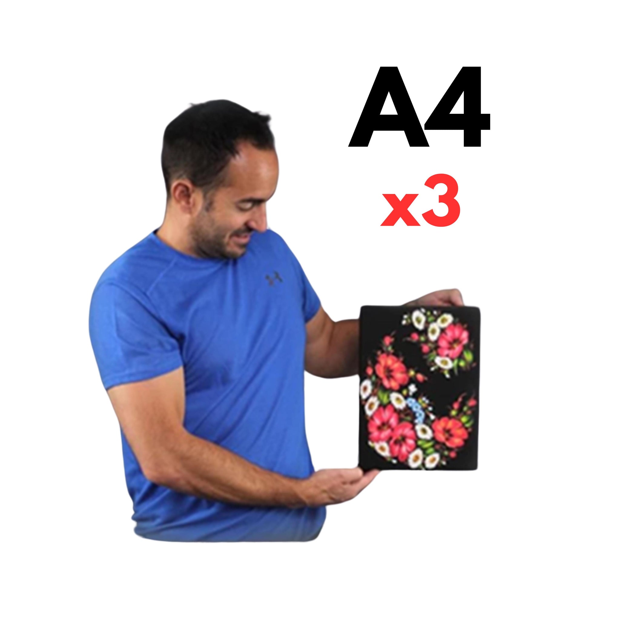 Buy one A4 Canvas, Get two FREE! (Total 3 x A4!)