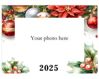 Magnetic Photo Frames for Fridge- Christmas theme 2 (Pack of 4)