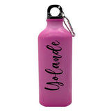 Personalised  Aluminium 600ml Magic Water Bottle (Pink)