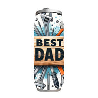 Dad - Best Dad Design on Tumbler, Can, Flask, or Water bottle