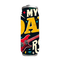 Dad - My Dad Rocks Design on Tumbler, Can, Flask, or Water bottle