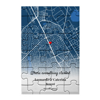 Where Everything Started | Personalized Map Puzzle