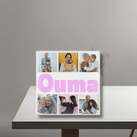 OUMA - Acrylic Personalized Photo Blocks Collage