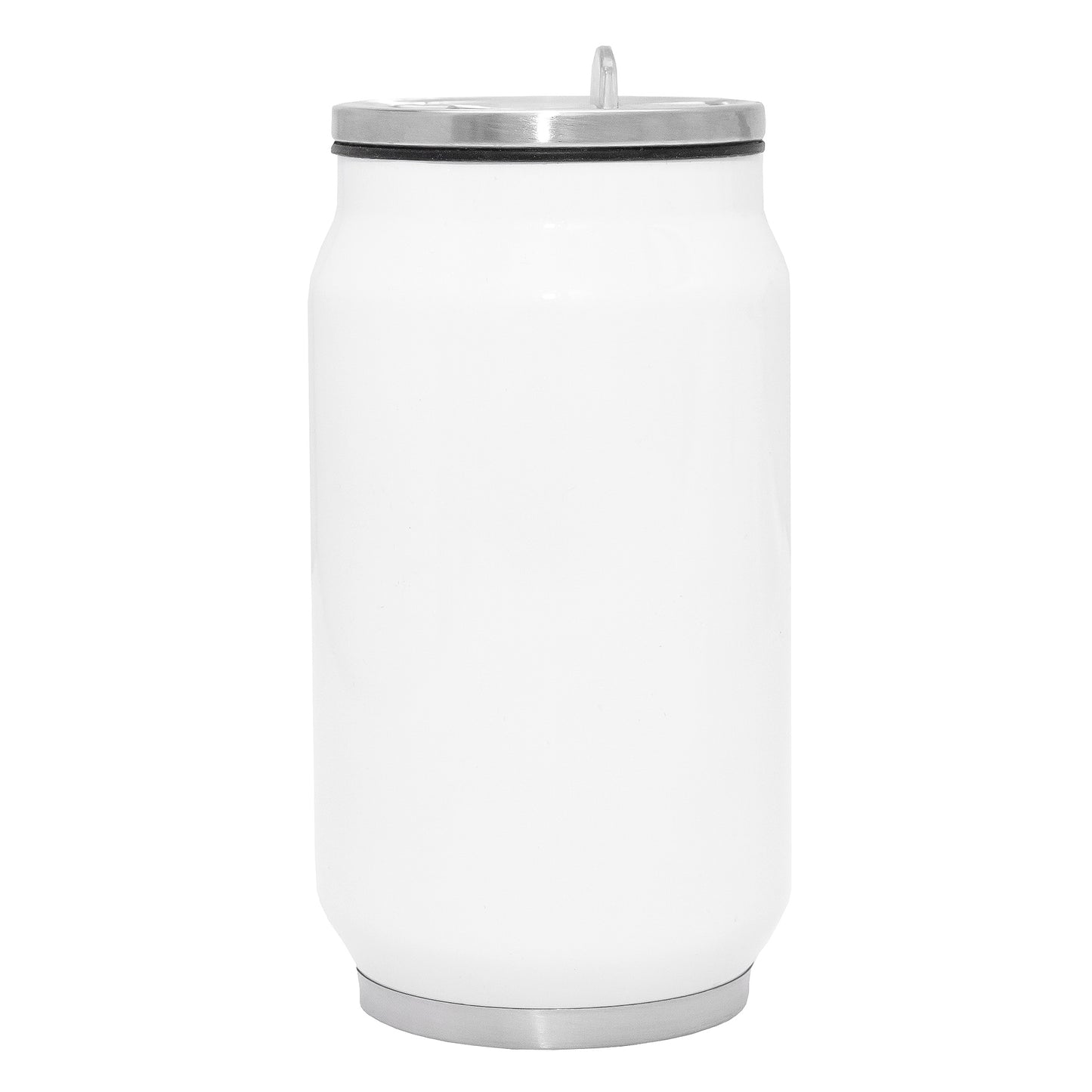 Personalised  Double wall Stainless Steel 250ml Can (White)