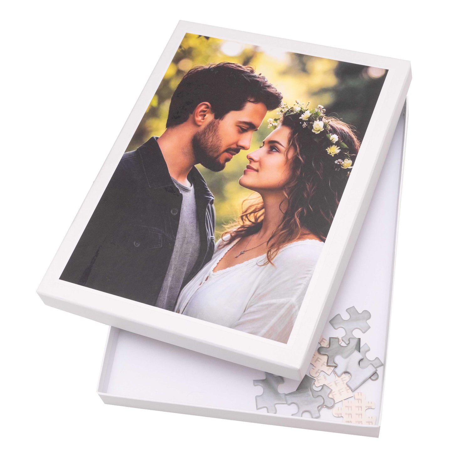 Custom Jigsaw Photo Puzzle Bundle (300 PIECES) Including Frame & Gift Box!