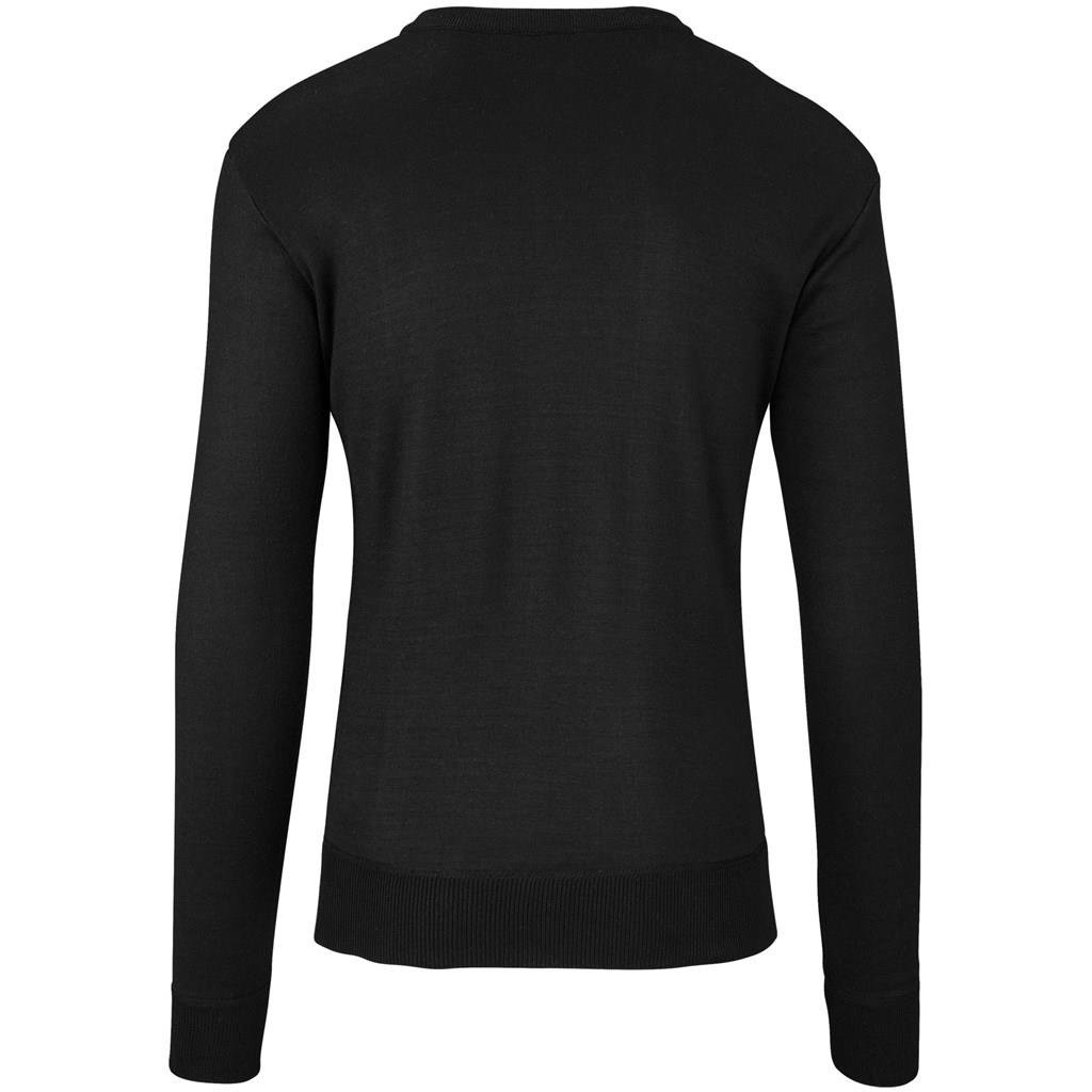 Mens Long Sleeve Peru V-Neck Jersey - Black