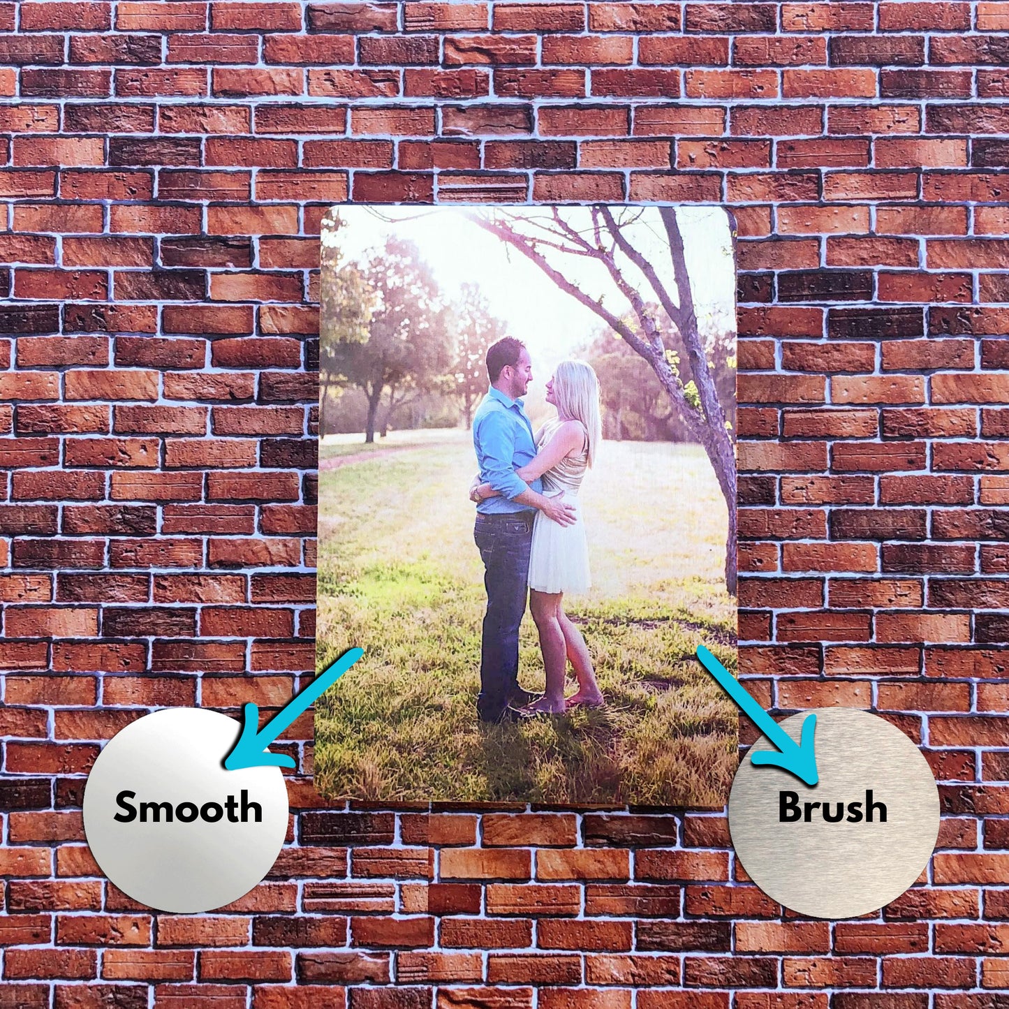 Metal Photo Prints - Standard Sizes (Brushed or Smooth Finish)