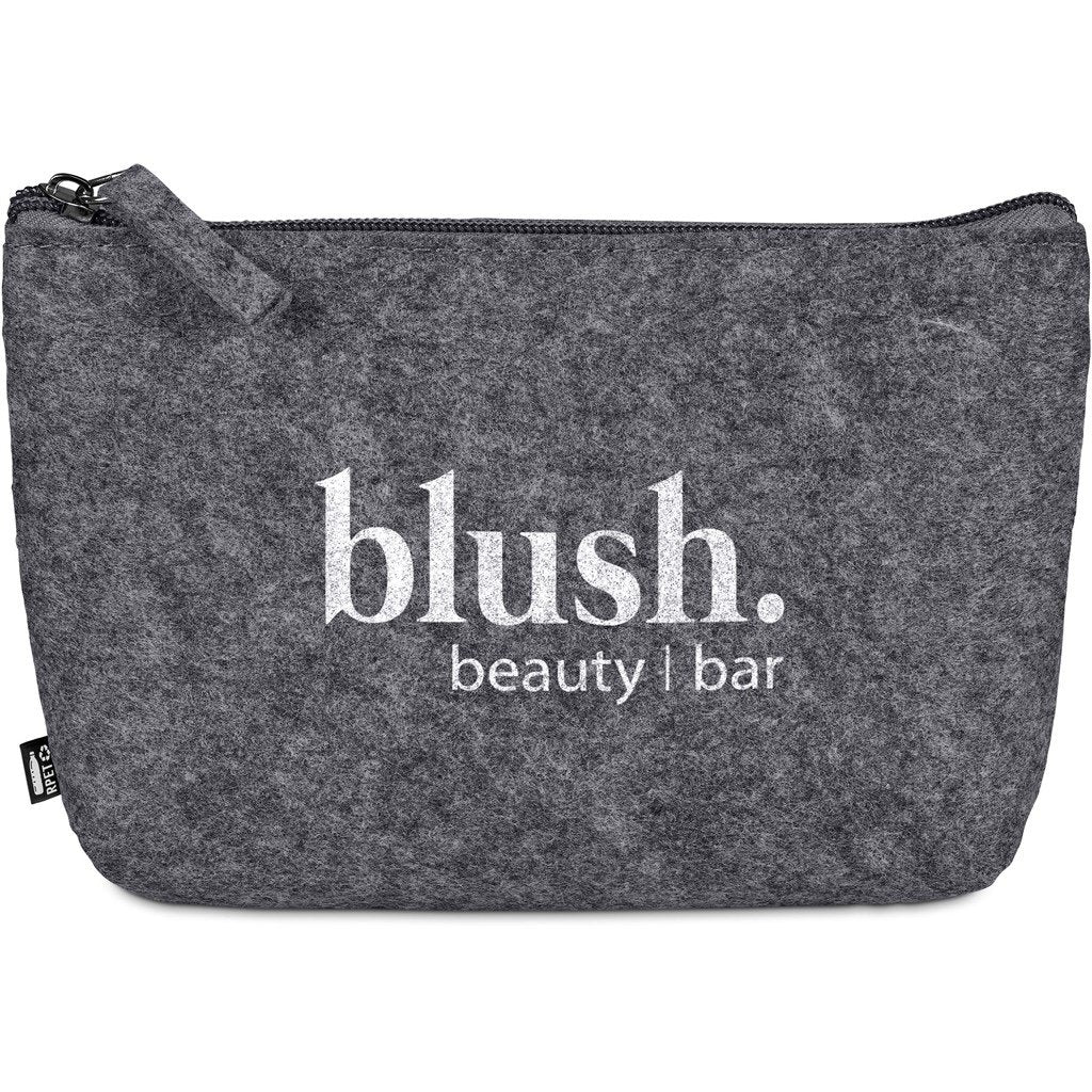 Okiyo Kesho Recycled PET Felt Mini Cosmetic Bag