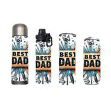 Dad - Best Dad Design on Tumbler, Can, Flask, or Water bottle