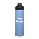 Personalised Blue Aluminium 850ml water bottle