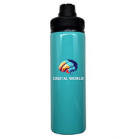 Personalised Green Aluminium 850ml water bottle