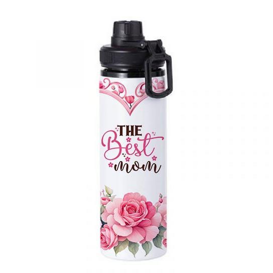 Mom - The Best Mom Design on Tumbler, Can, Flask, or Water bottle
