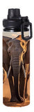 Wildlife - Group of Three Elephants Design on Tumbler, Can, Flask, or Water bottle