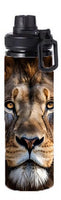 Wildlife - Powerful Lion Design on Tumbler, Can, Flask, or Water bottle