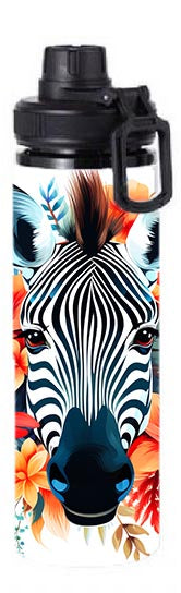 Wildlife - Zebra Design on Tumbler, Can, Flask, or Water bottle