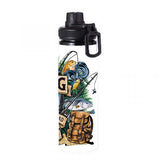 Dad - Fishing Dad Design on Tumbler, Can, Flask, or Water bottle