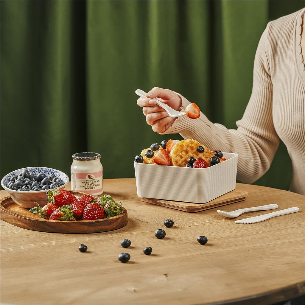 Okiyo Wani Wheat Straw & Bamboo Lunch Box