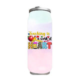 Teacher - Teaching is a work of heart Design on Tumbler, Can, Flask, or Water bottle