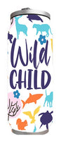 Kids - Wild Child Design on Tumbler, Can, Flask, or Water bottle