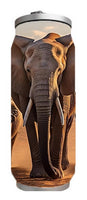 Wildlife - Group of Three Elephants Design on Tumbler, Can, Flask, or Water bottle