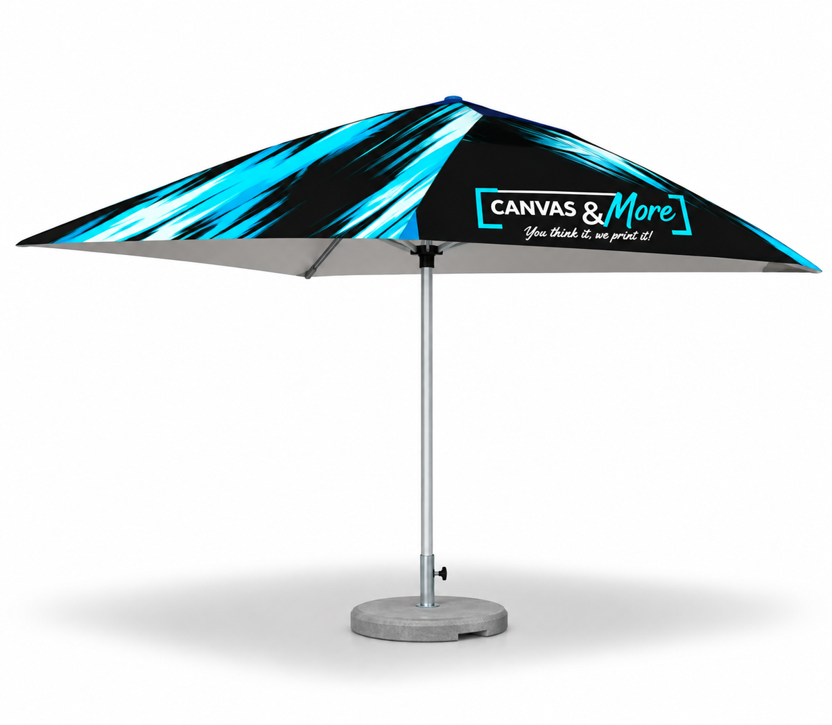 Custom Printed Umbrella Parosol - Square 4-Panel