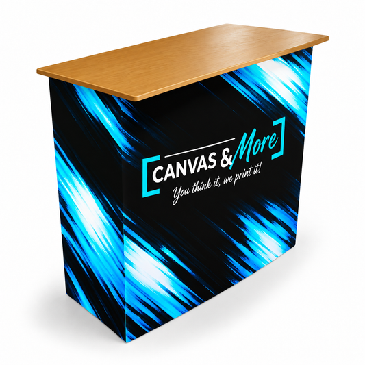 Pop Up Promotion Counter with fabric print & Carry Bag