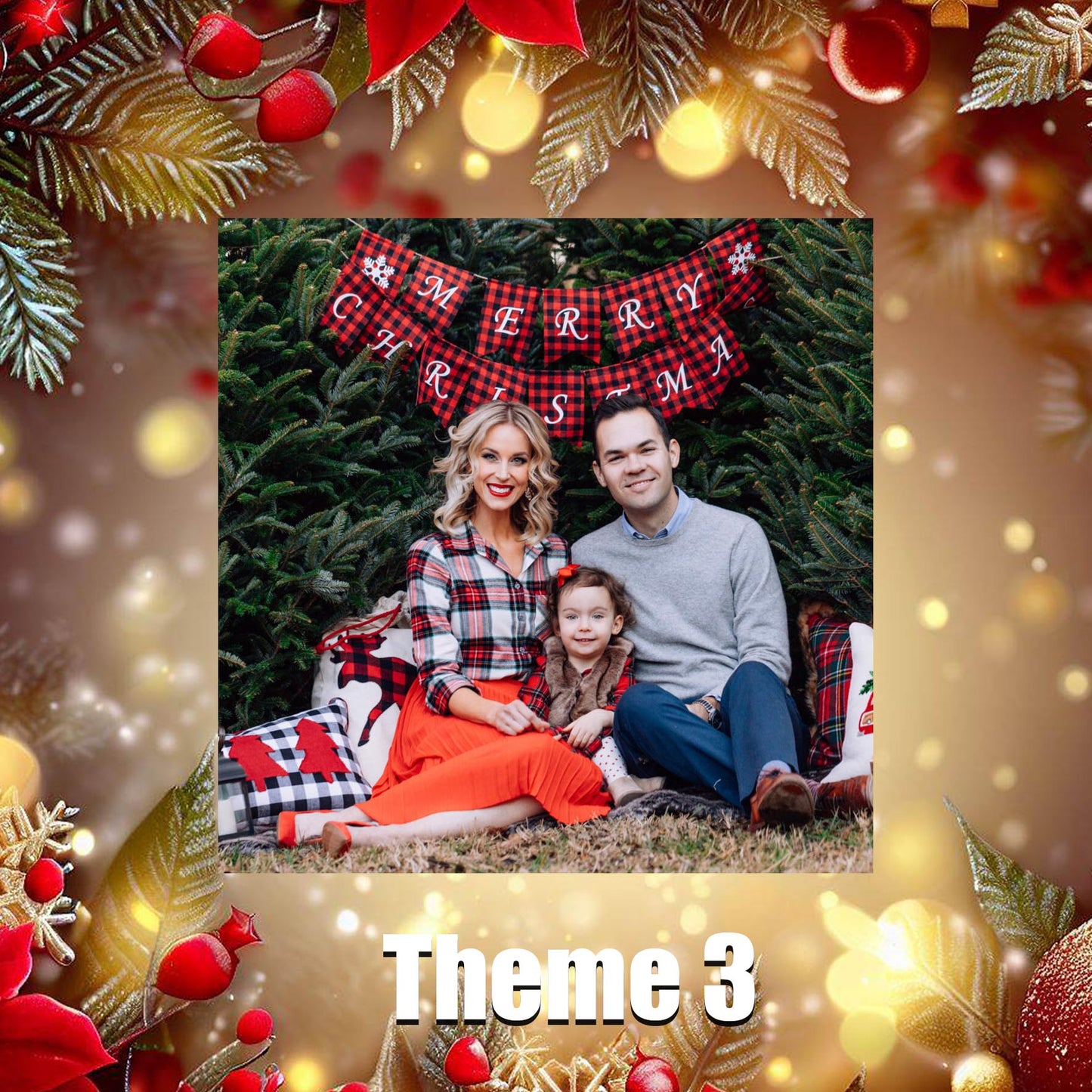 Personalized Christmas Coasters - MDF