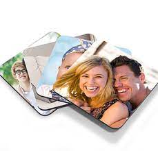 Personalized Coasters - Square Rubber Sets