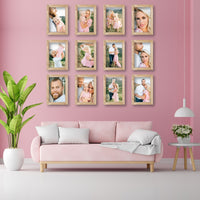 Virtual Frame Combo 12 Pc  | A Sizes | (Available in Dark, Medium & Light Wood)