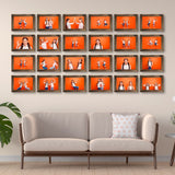 Virtual Frame Combo 24 Pc  | A Sizes | (Available in Dark, Medium & Light Wood)