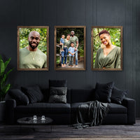 Virtual Frame Combo 3 Pc  | A Sizes | (Available in Dark, Medium & Light Wood)