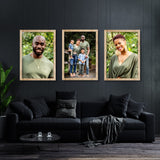 Virtual Frame Combo 3 Pc  | A Sizes | (Available in Dark, Medium & Light Wood)