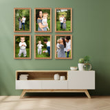 Virtual Frame Combo 6 Pc  | A Sizes | (Available in Dark, Medium & Light Wood)