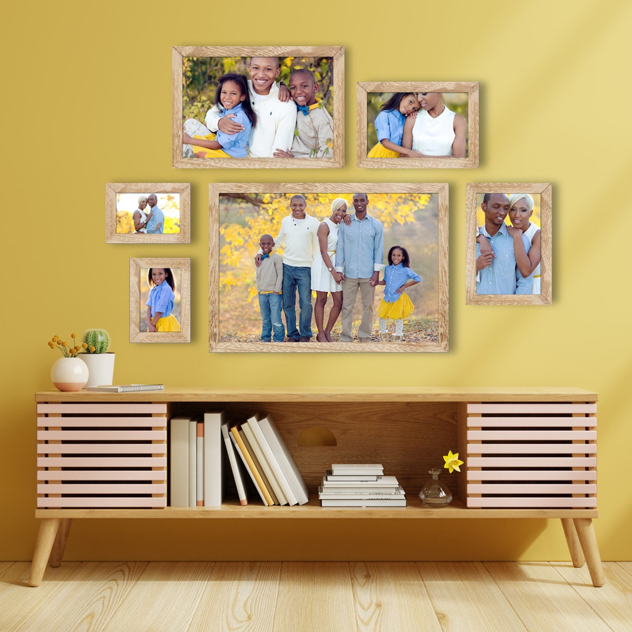 6 Piece Virtual Frame Combo | M62 | (Available in Dark, Medium & Light Wood)